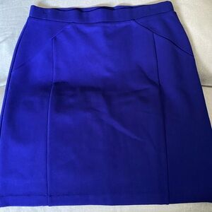 Mario Serrani Royal Blue Pencil Skirt